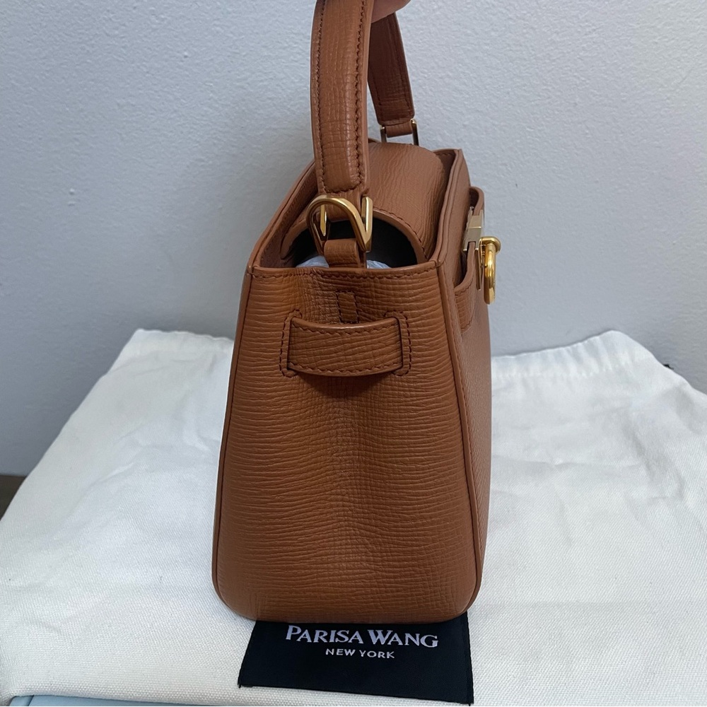 Parisa Wang Micro Madison top handle bag in Chestnut - Picture 6 of 16